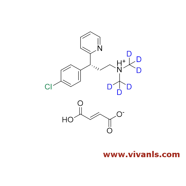 Chiral Standards-(S ) - Chlorpheniramine Maleate salt D6-1658231073.png